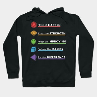 RPG Gamer dice motivational meaning for everyday Hoodie